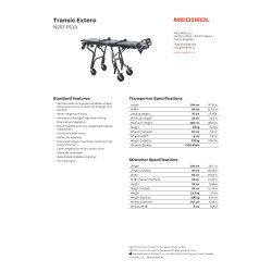 STRETCHER MET PLOOIBARE BRANCARD MEDIROL
