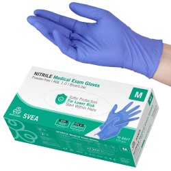 GANTS EN NITRILE EVERCARE SVEA - VIOLET - M - 150 PIÈCES