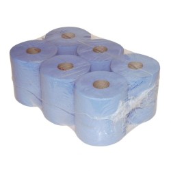 PAPIERROL BLAUW BREEDTE 20 CM LENGTE 300 M PER 6 STUKS