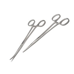 HEMOSTATISCHE ECONOMISCHE TANG MET FIJN GEBOGEN TIP 180 MM