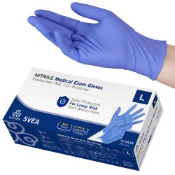 GANTS EN NITRILE EVERCARE SVEA - VIOLET - L - 150 PIÈCES