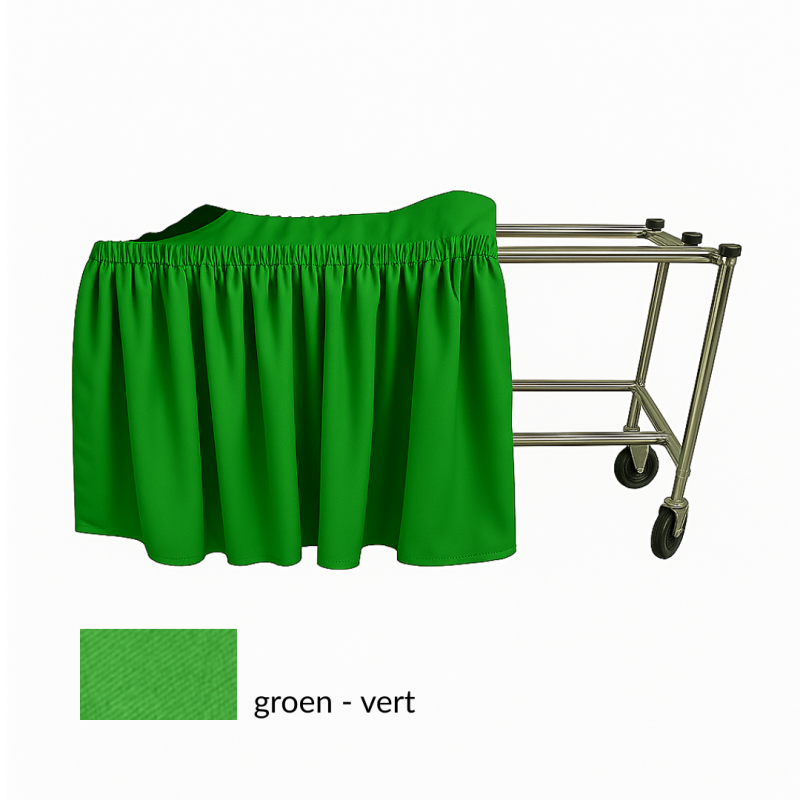 PARURE COULEUR VERT POUR CATAFALQUE ALUMINIUM