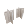 SUPPORTS CHENE MASSIF COULEUR BOIS DE ECHAFAUDAGE