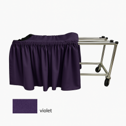PARURE COULEUR VIOLET POUR CATAFALQUE ALUMINIUM