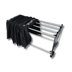 PARURE NOIRE POUR CATAFALQUE ALUMINIUM