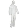 COMBINAISON BLANCHE XL JETABLE RÉSISTANTE ET IMPERMÉABLE