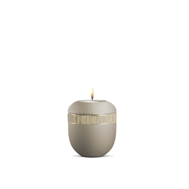 URNE BAMBU CHAMPAGNE TL